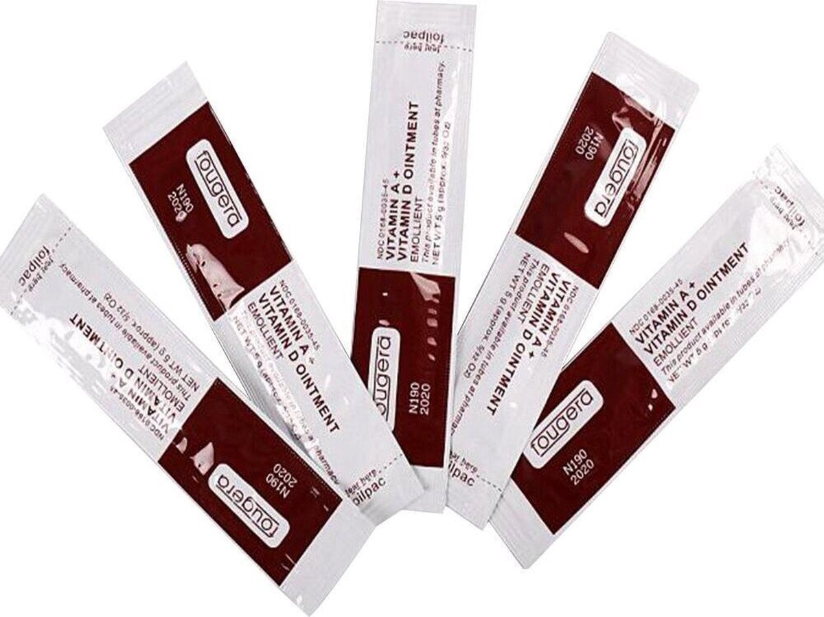 Fougera Vitamine A & D Tattoo Zalf – 5x 5g Herstelzakjes