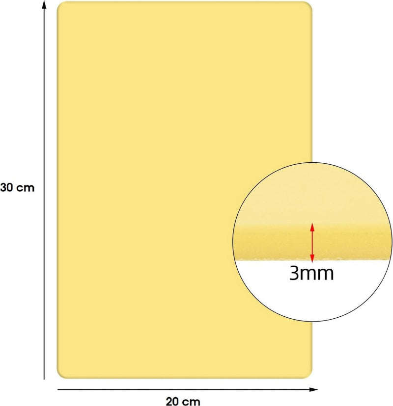 10x XXL Tattoo Oefenhuid met 3mm dikte