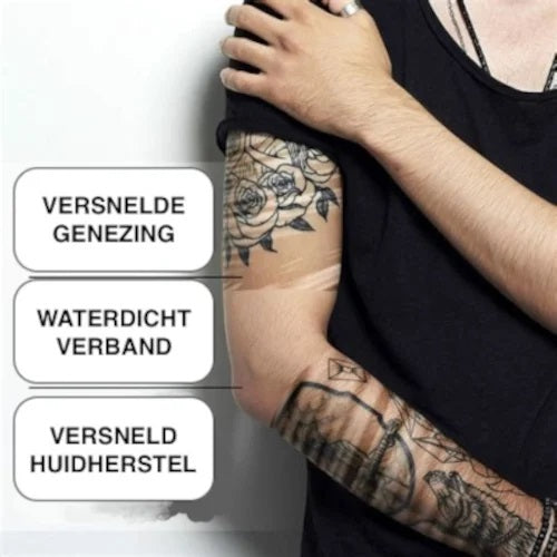Tattoo Second Skin – Zelfklevende Wondfolie (5 stuks)