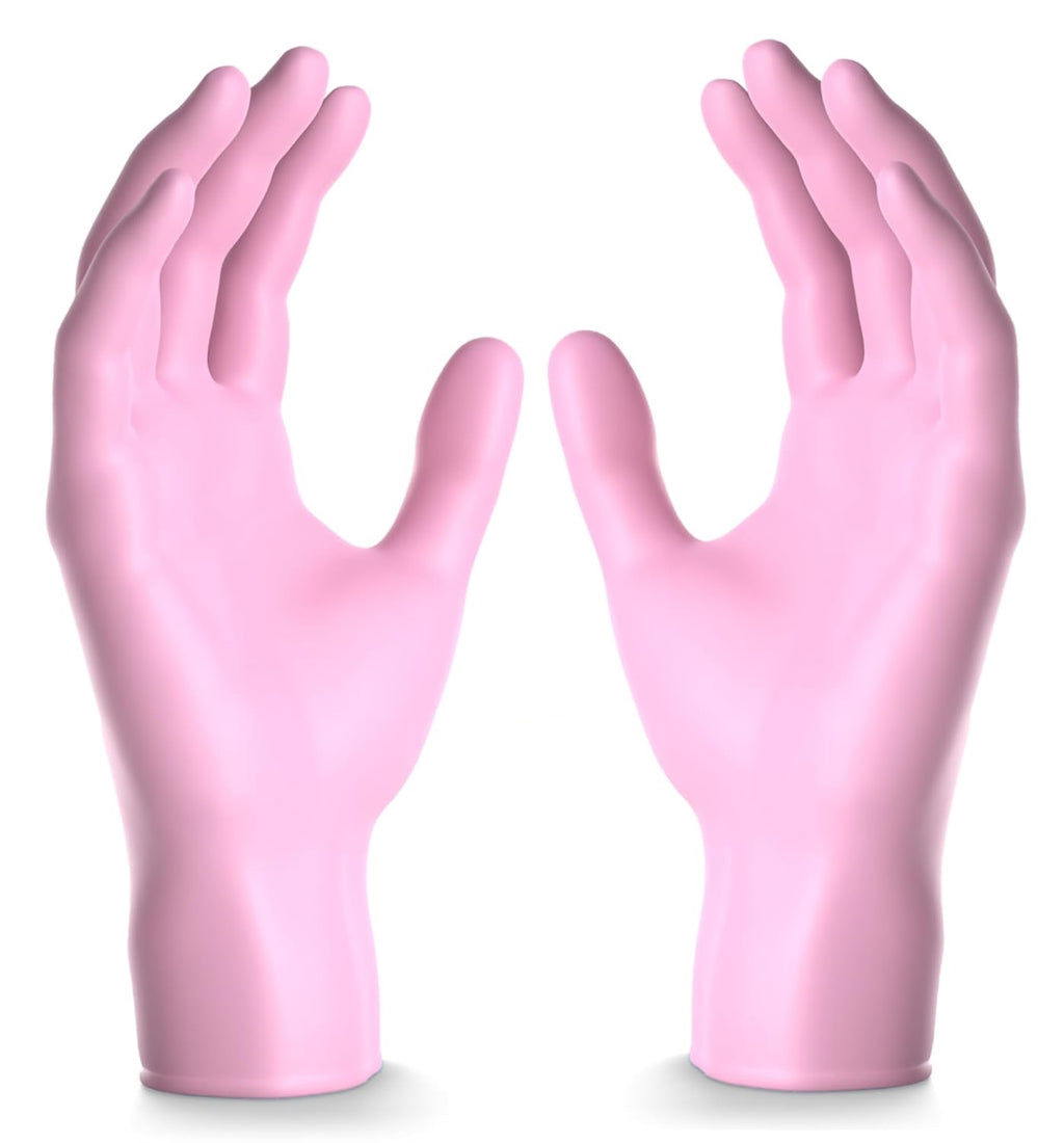 Nitril Handschoenen Roze | 100 Stuks | Poedervrij
