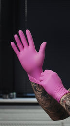Nitril Handschoenen Roze | 100 Stuks | Poedervrij