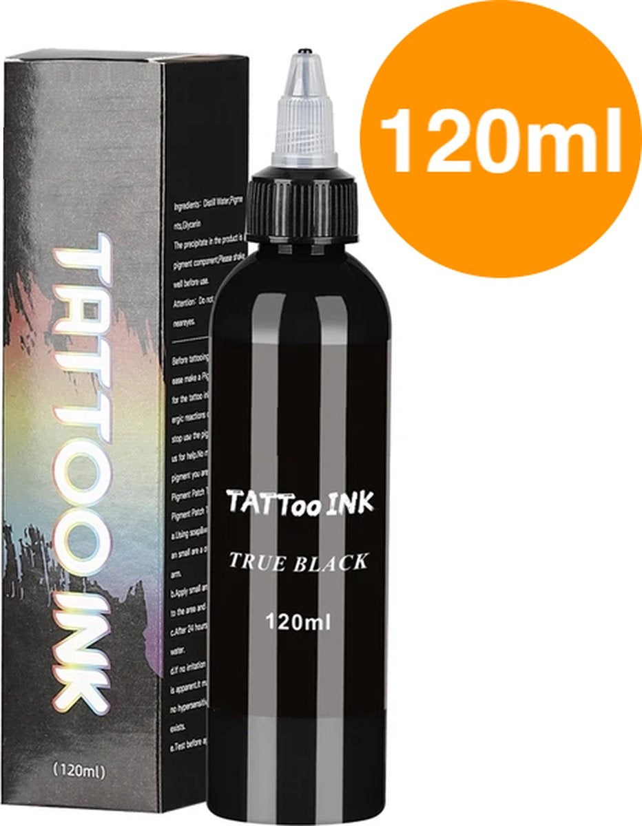 True Black Tattoo Inkt – 120ml – All-Round Liner & Shader