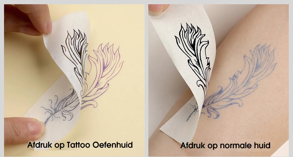 10x Tattoo Stencil Transferpapier A4 Formaat | 4-laags Carbon Tattoo Stencils