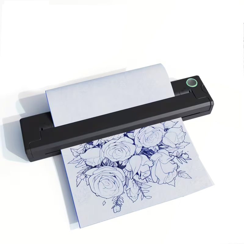 Draagbare Tattoo Stencil Printer | Werkt met iOS, Android, Windows en Mac