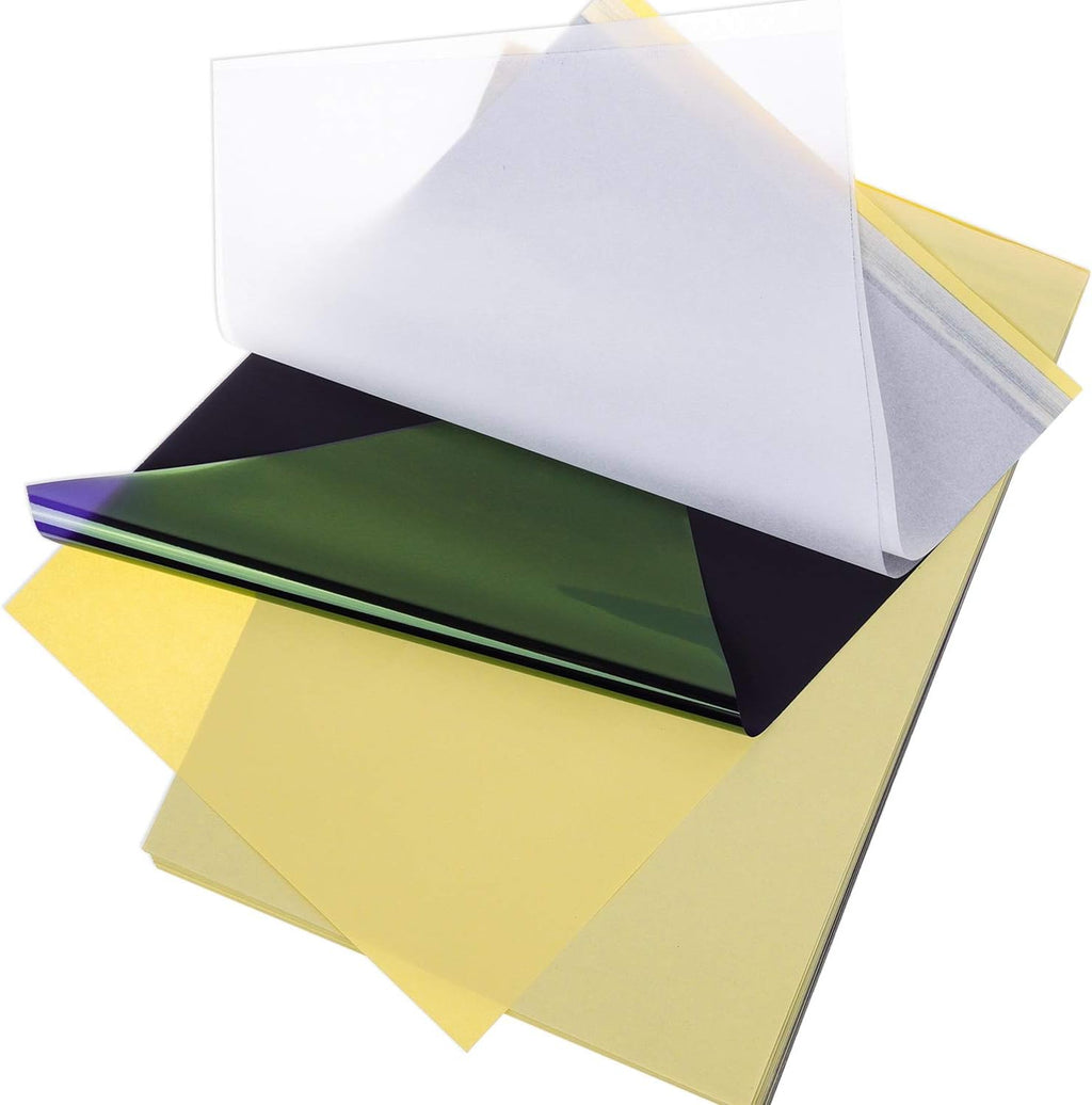 10x Tattoo Stencil Transferpapier A4 Formaat | 4-laags Carbon Tattoo Stencils